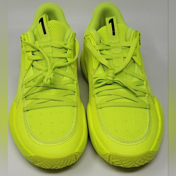 Puma Court Rider 1 LaMelo Ball Basketball Shoes Yellow 376512‑01 Men Size 8 New - Picture 7 of 10